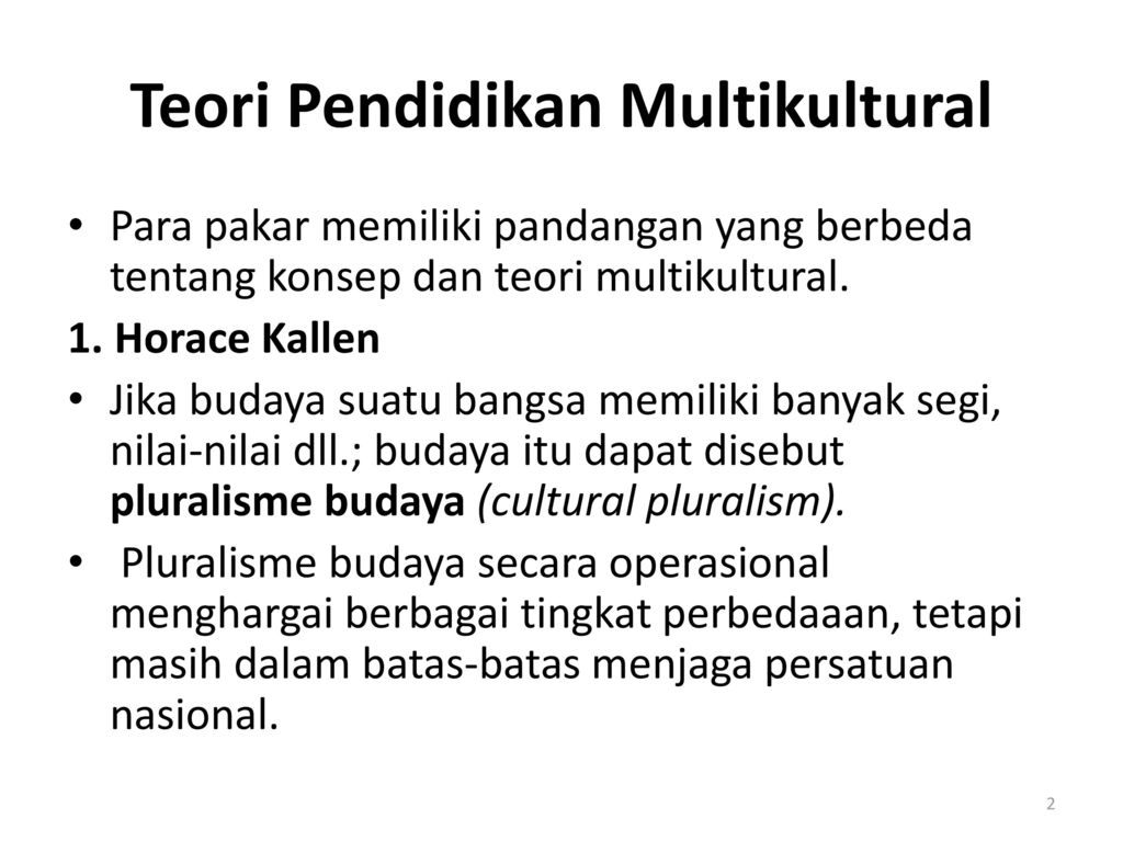 Teori Pendidikan Multikultural Menurut Para Ahli Pdf Melanie Wallace